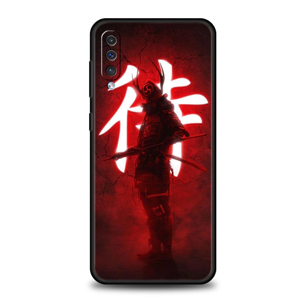 Painting Japan Samurai Art Phone Case for Samsung A52 5G A12 A70 A50 A40 A20s A30 A10s A20e A10 A22 A72 A32 A02 A42 A04S Cover