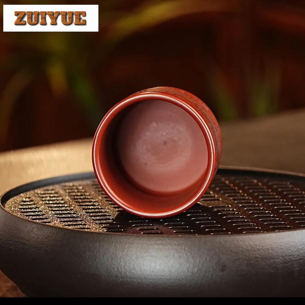 180ml Yixing Purple Clay Tiger Teacup Boutique Tea Bowl Set Of Cups Tea-tasting Smelling Cup Chazhan Master Cups Tea Services