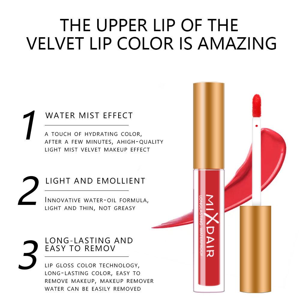 Waterproof Matte Lipstick for Lips Makeup Tint Sexy Nude Lip Stick Long Lasting Mate Lip Gloss