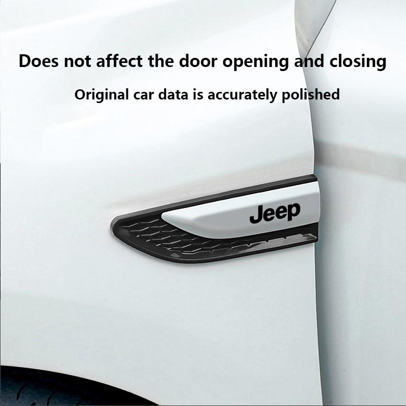 Auto Door Fender Side Blade Badge Car Body Sticker For Jeep Grand Cherokee Wrangler JK Gladiator Compass Renegade Patriot Car