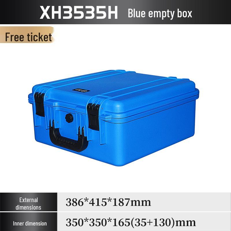 Xihua IP67 Waterproof ROHS Certified Thickened Plastic Toolbox - 35x35 Square Moisture-Proof Instrument Case