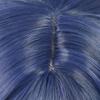 Game Venti Cosplay Wig 42cm Long Blue Gradient Braids Heat Resistant Synthetic Hair