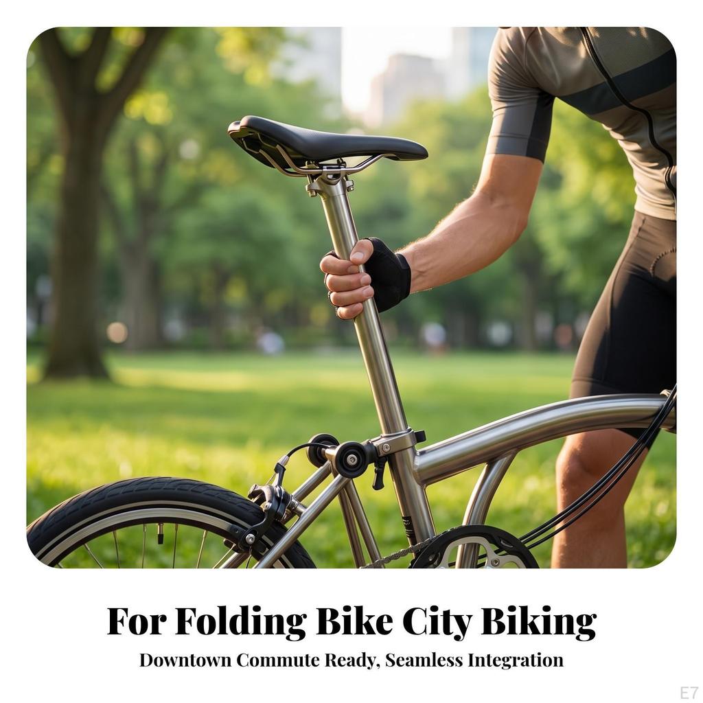 Lightweight Titanium Seatpost Precision-Machined Cycle Long-Lasting