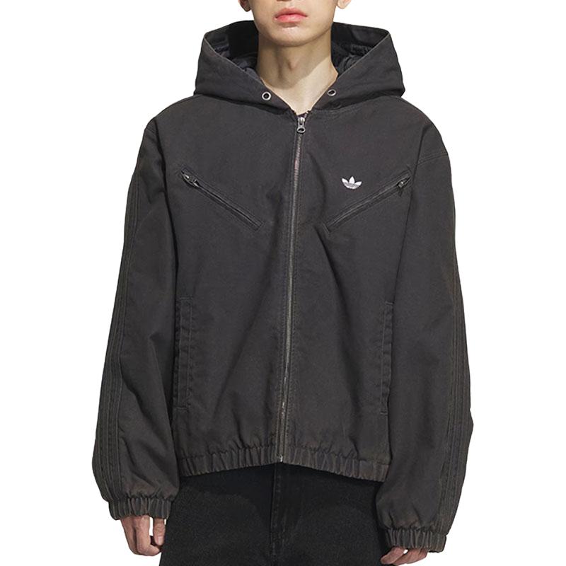 Adidas Originals Hooded Sports Casual Long Sleeve Jacket Unisex Jackets KC2640