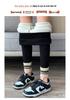 Women's Fleece-Lined High-Waist Leggings: New Autumn/Winter Style with Ribbed Ankle Cuffs, Slim Leg, and Warm Thread for Outdoor Wear.