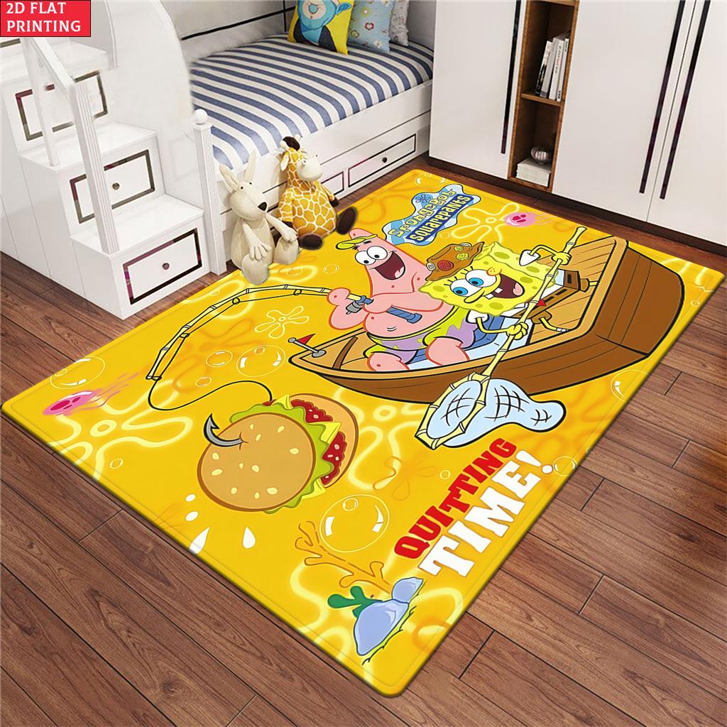 Good partner print Large Room Carpet Non Slip Cartoon Kids Bedroom Living Room Floor Mat Home Decor Children's Play Carpet