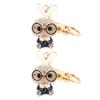 2pcs Keychain Pendants Cute Bunny Shape Rhinestone Ornaments Accessories for Keychains Bag Decoration Gift