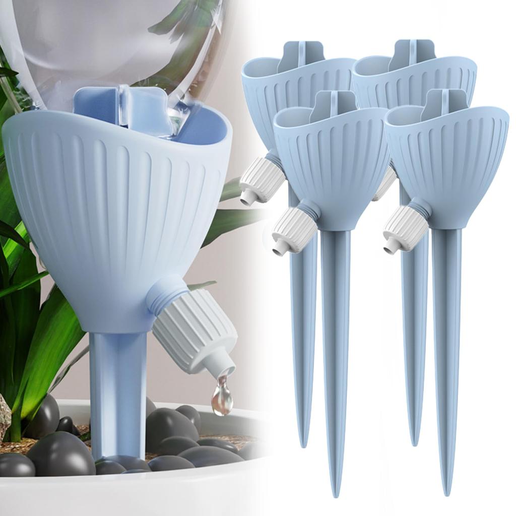 Adjustable Flow Lazy Flowerpot Automatic Potted Plant Watering Device Drip Water Switch Control Irrigation System Water Dropper