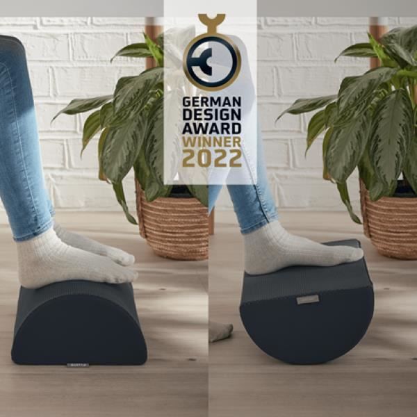 Repose pieds ergonomique - Gris - Leitz Ergo