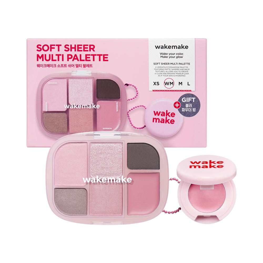 WAKEMAKE Soft Sheer Multi Palette 11 Colors (Single Product/Planned)