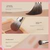 15-Piece Soft-Bristled Eyeshadow Brush Set: Ideal for Beginners, Includes Nose Shadow, Smudge, Detail, and Eyeliner Brushes.