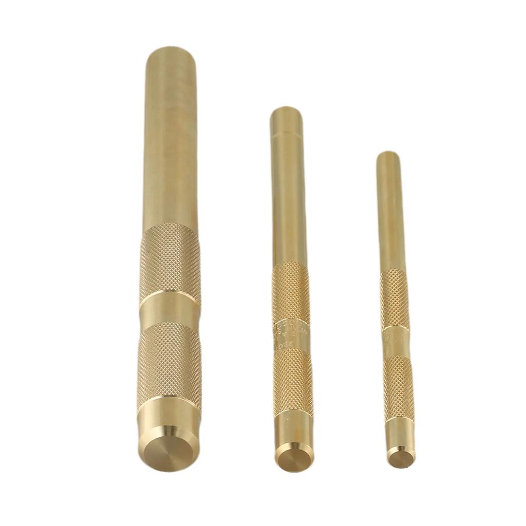 Brass Punch Set 1 2 Inch Brass Drift Punch Set Erosion Resistant High Machinability Knurled Grip Rust Resistant