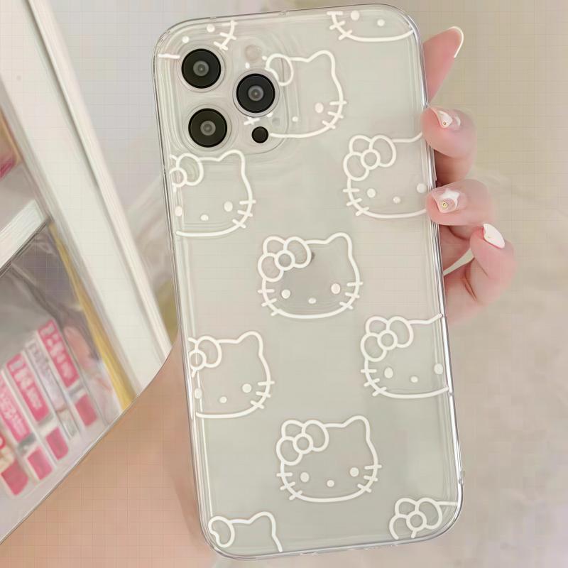 Cute Kuromi Hello Kitty Phone Holder Casing For Samsung A57 A56 A55 5G A54 A53 A17 A07 A36 A35 A26 A52 A34 A16 A15 A14 5G Case