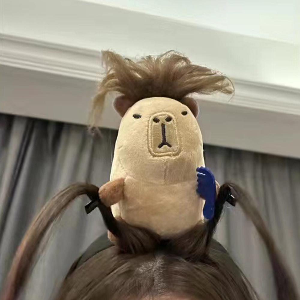 1Pcs Cute Funny Capybara Design Animal Headband For Girls Kids and Cosplay Party