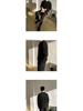 Men's Solid Color Korean Style Round Neck Knitted Sweater - Trendy Loose Fit for Autumn and Winter