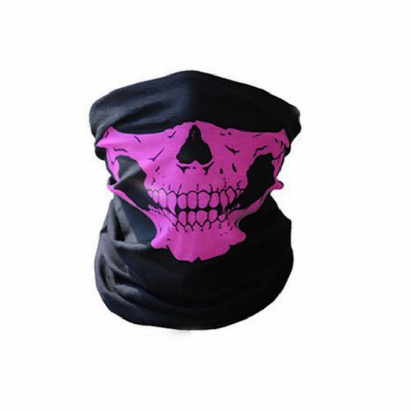 Multi-functional eight Color Skull Bandana Helmet Camping Halloween Neck Face Mask Paintball Ski Sport Headband Hiking Scarves