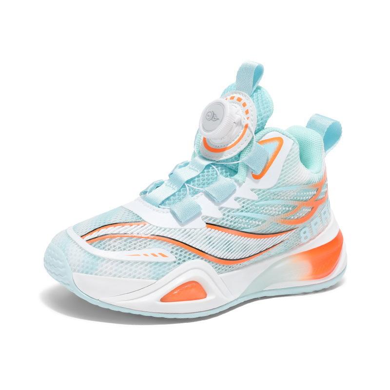 Boys shoes 2025 basketball shoes summer single net primary school children breathable sports shoes girls middle school children running shoes