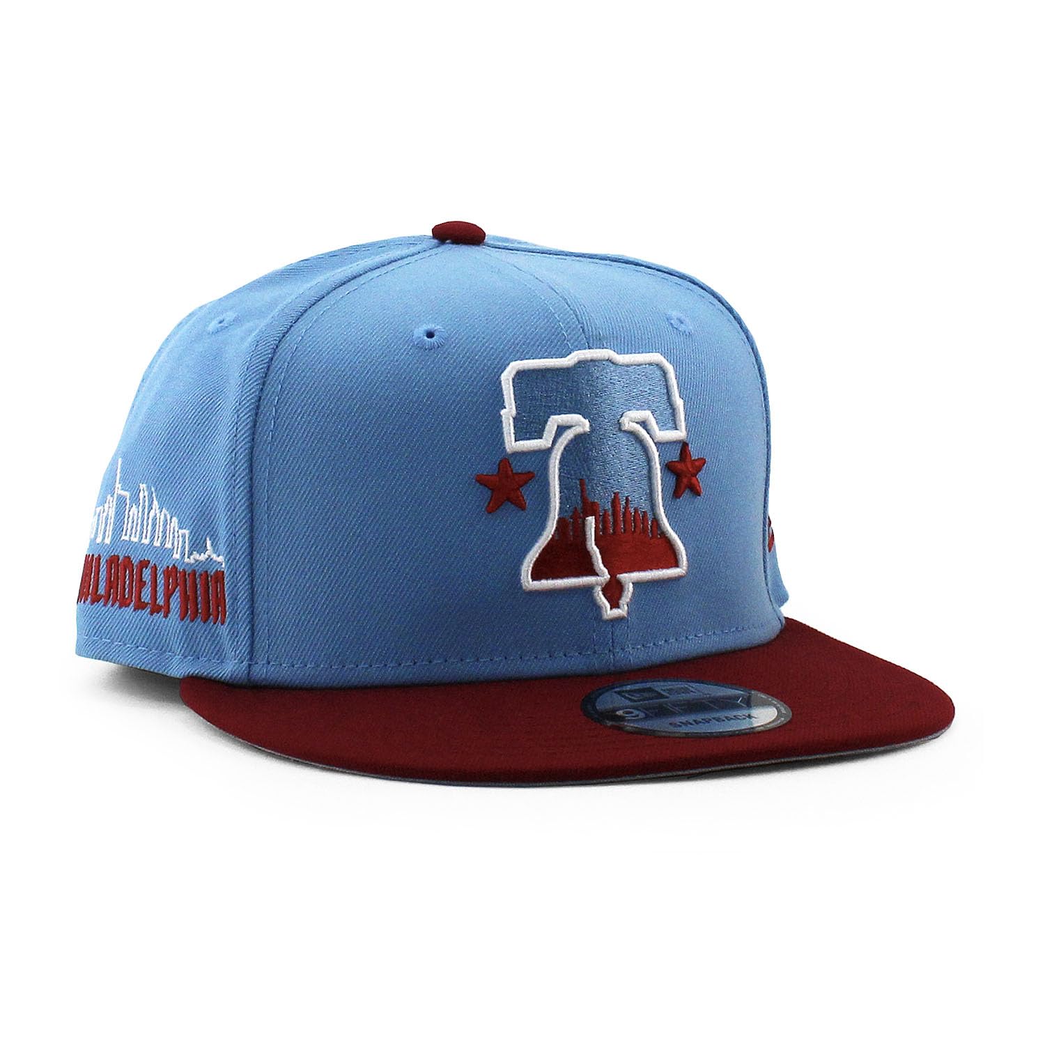 

City Connect New Era Cap Snapback 9FIFTY Philadelphia Phillies MLB CITY CONNECT SNAPBACK CAP PHILADELPHIA PHILLIES Hat 950 [Used]