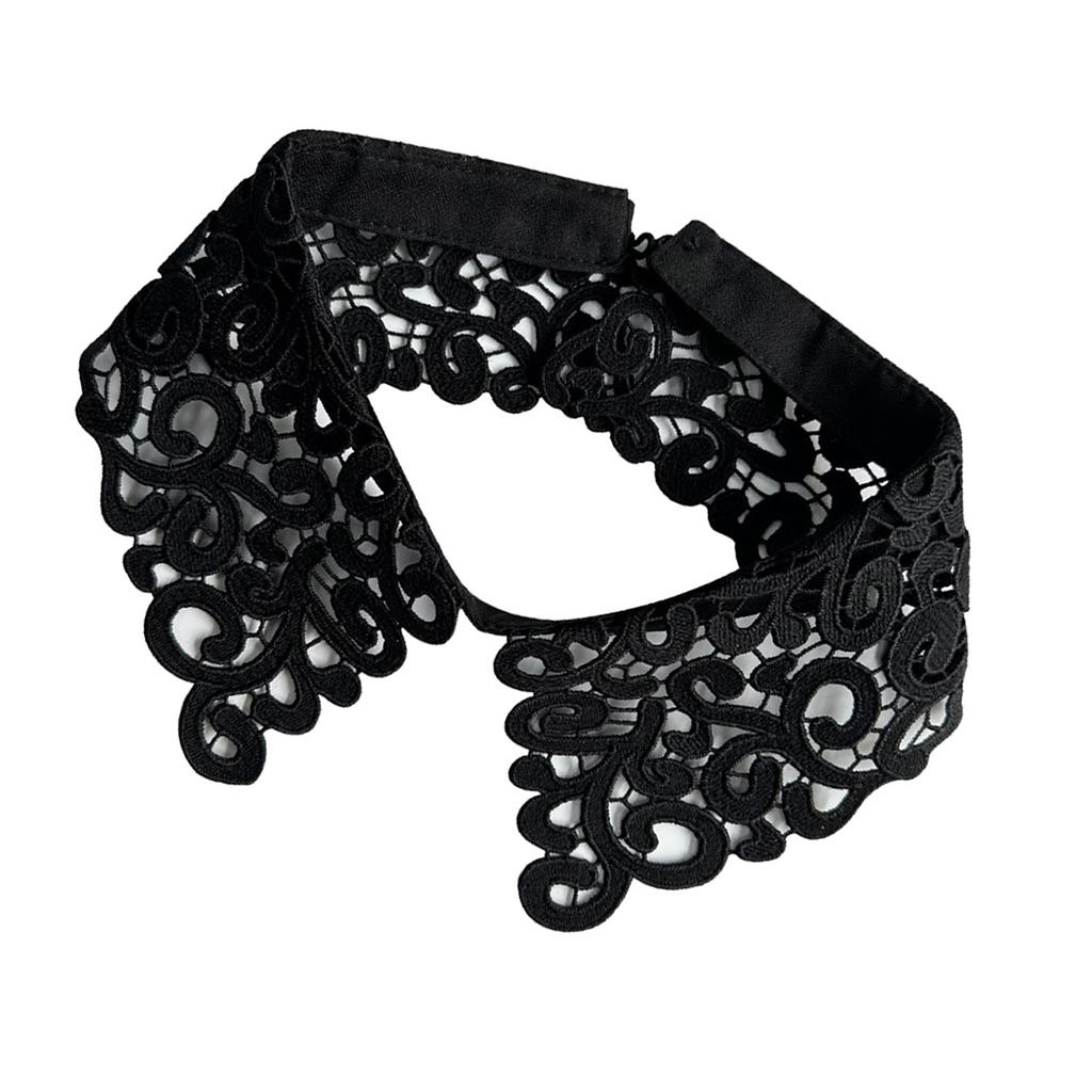 Comfortable False Collar Soft Polyester Easy Wear Neck Accessory Detachable Neck Collar Decorative Neckwear for Women