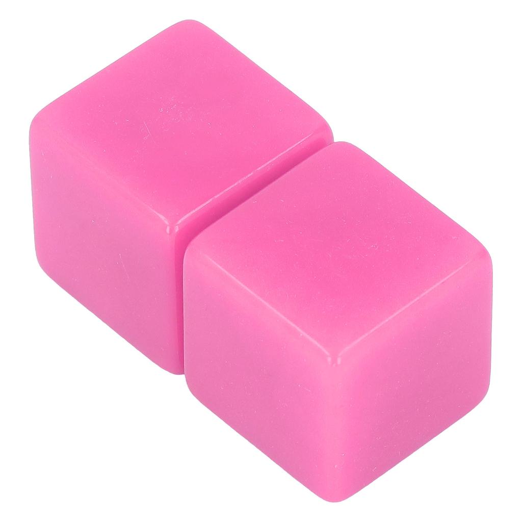 6 st. Blankt Tärningsset Rätvinkliga Plast Hexaedriska Kuber Klassrum Brädspel DIY Matematik Räkning Undervisning Partyfavorit