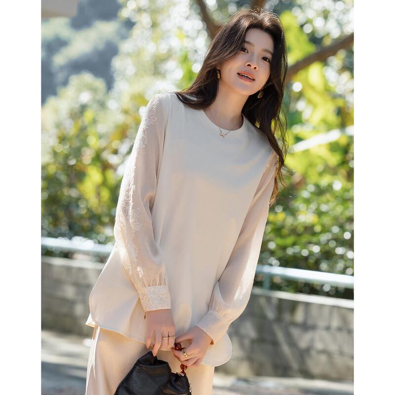 Demana Solona New Chinese Style Patchwork Loose T-Shirt