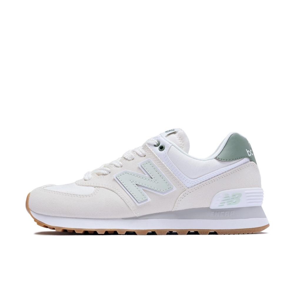 

New Balance Wl574 White Grn Cgr Wl574Cgr White Grn Cgr 235