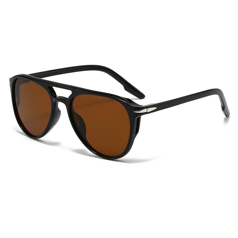 Vintage Rivet Pilot Oversized Sunglasses Women For Men Sun Glasses Punk Big Frame Luxury Brand Designer Popular Shades Uv400