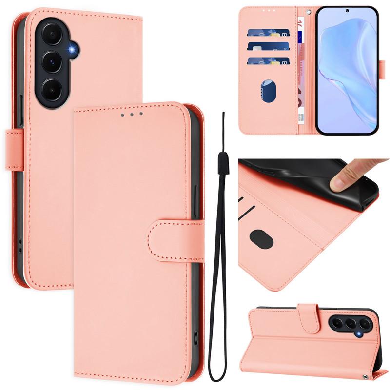 Luxus Flip Lederhülle für Samsung Galaxy M05 M15 M55 M35 5G Klapphülle für Samsung C55 F15 F05 4G Brieftaschentaschen Blumenhüllen