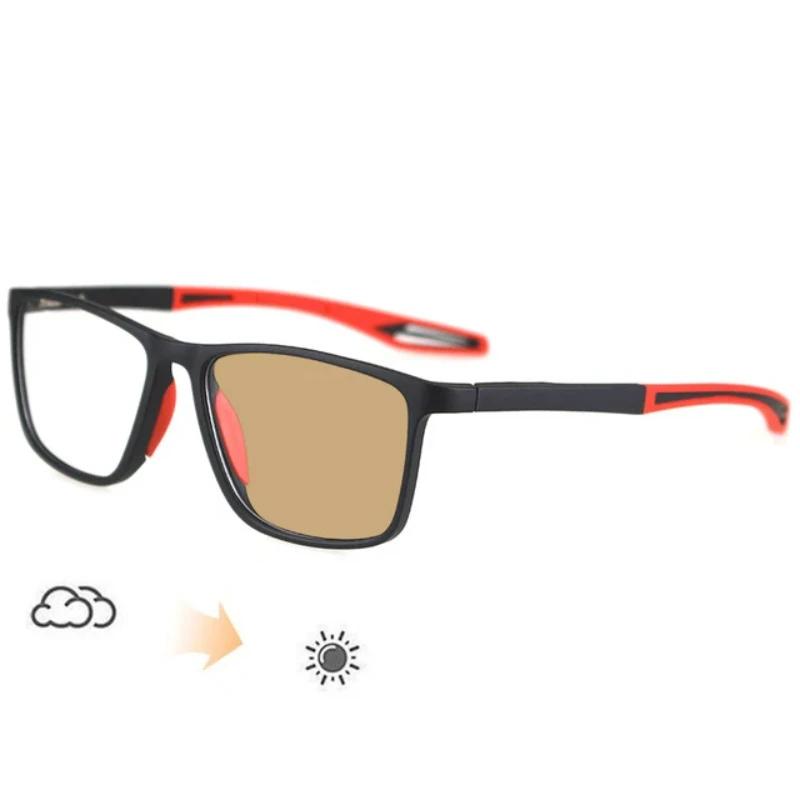 Men Women Vintage Photochromic Glasses Smart Color Changing Tr90 Near Sight Eyeglasses New Fashion Outdoor Sports Sunglasses Quality