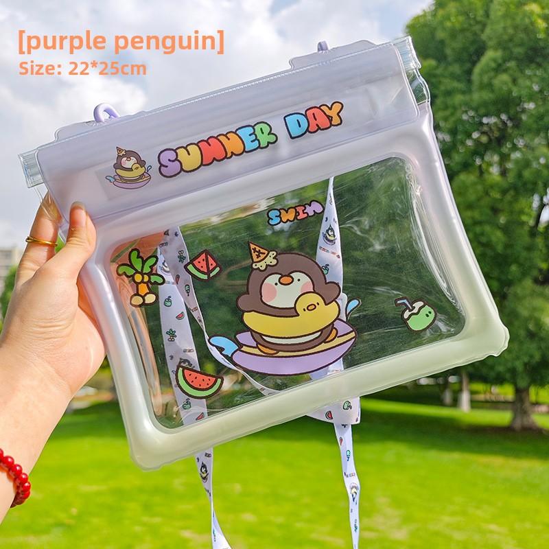 Double-layer Sealed Touch-screen Swimming Diving Rafting Water Park Mobile Phone Waterproof Bag