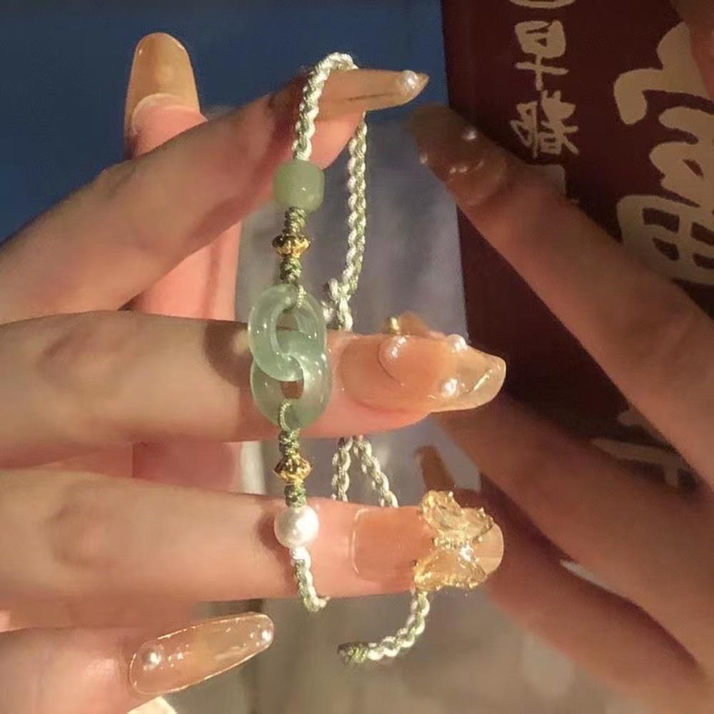 Imitation Hetian Yutu Fu Brand Bracelet Women's Design High-value Bracelet Girlfriend Gift