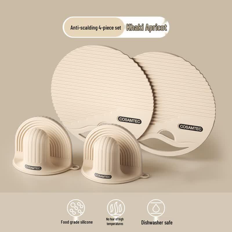 Qiwai Leather Heat Resistant Kitchen Glove