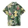 Casual losvallend herenshirt met korte mouwen, tropische bloemenprint, knoopsluiting, voor zomer, strand, buiten