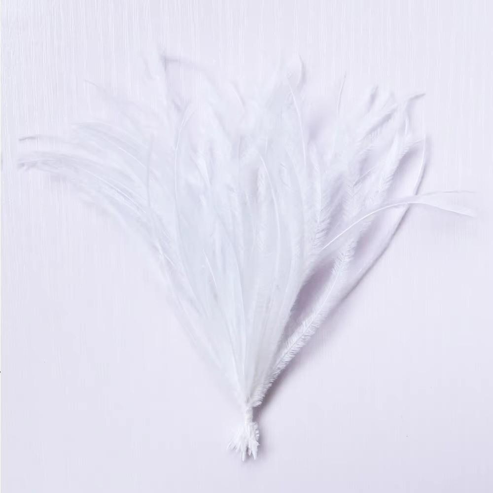 100Pcs DIY Ostrich Feathers Loose Plumas Decorativas for Craft Jewelry Making Accessory