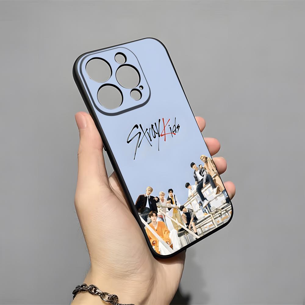 

Модний Kpop S-Stray-Kids Чохол для телефону Для 16 Pro Max Iphone 15 14 Pro Max 13pro 11 X Xs Xr 8 7Plus Силіконовий чохол iPhone 11 Pro