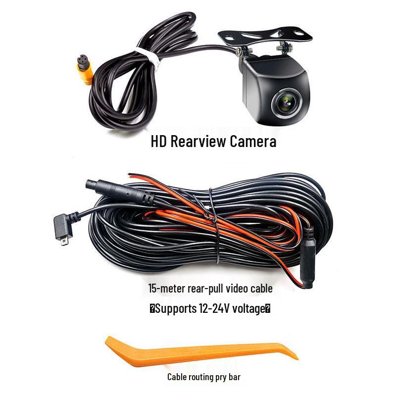 1080P Rearview Camera: 360° Driving Recorder with Blind Spot Streaming, HD Night Vision, and Reversing Image
