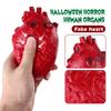 1PC Halloween Horrible Bloody Severed Horror Scary Human Heart Lifesize Scary Fake Rubber Gory Body Part Halloween Decorations