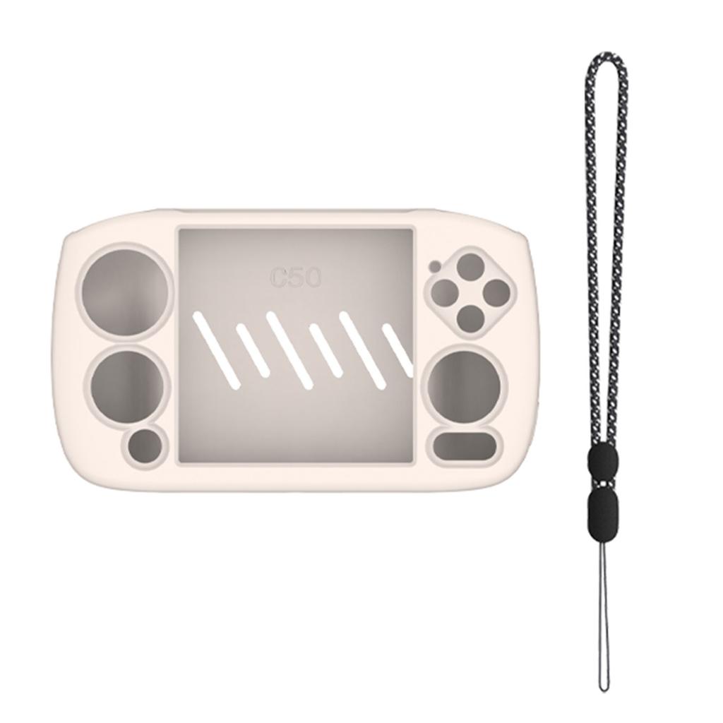 Gamepad Housing Silicone Protector Cover with Lanyard for RG CubeXX Console Scratchproof Shell Skin Protective Sleeve