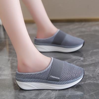 New Women Shoes Casual Increase Cushion Shoes Non-slip Platform Sneakers For Women Breathable Mesh Outdoor Walking Slippers