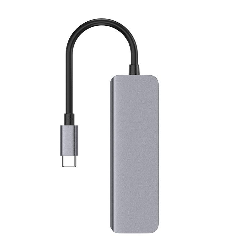 4-in-1 Aluminum USB-C Hub: Laptop, Phone & Tablet Dock Expander