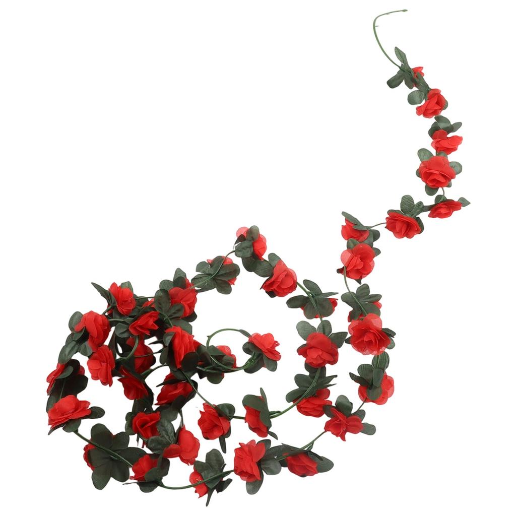 Artificial Rose Garland Rose Wall Hanging 2.5 Meters Long High-quality Silk Lifelike Roses Low Maintenance Event Home