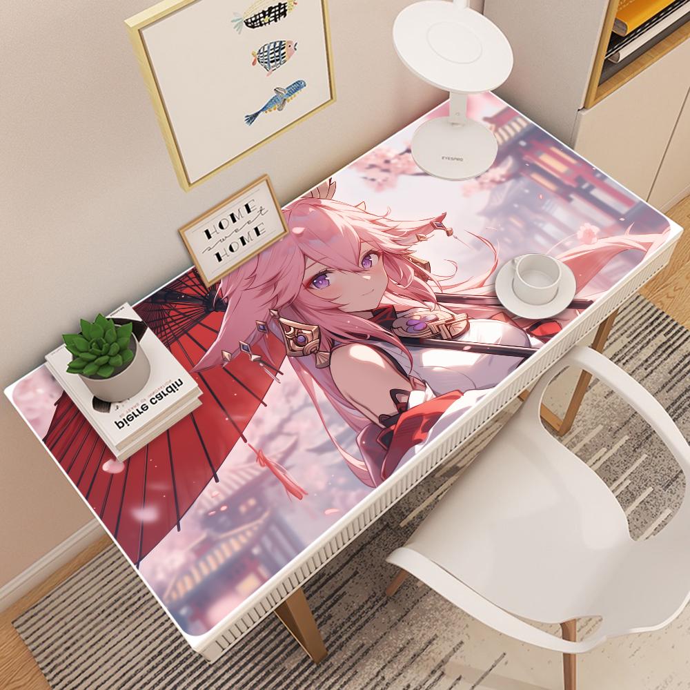 Genshin Impact Mousepad New Arrivals Gamer Speed Mice Retail Small Rubber Mousepad Size for big CSGO Game Desktop PC Laptop