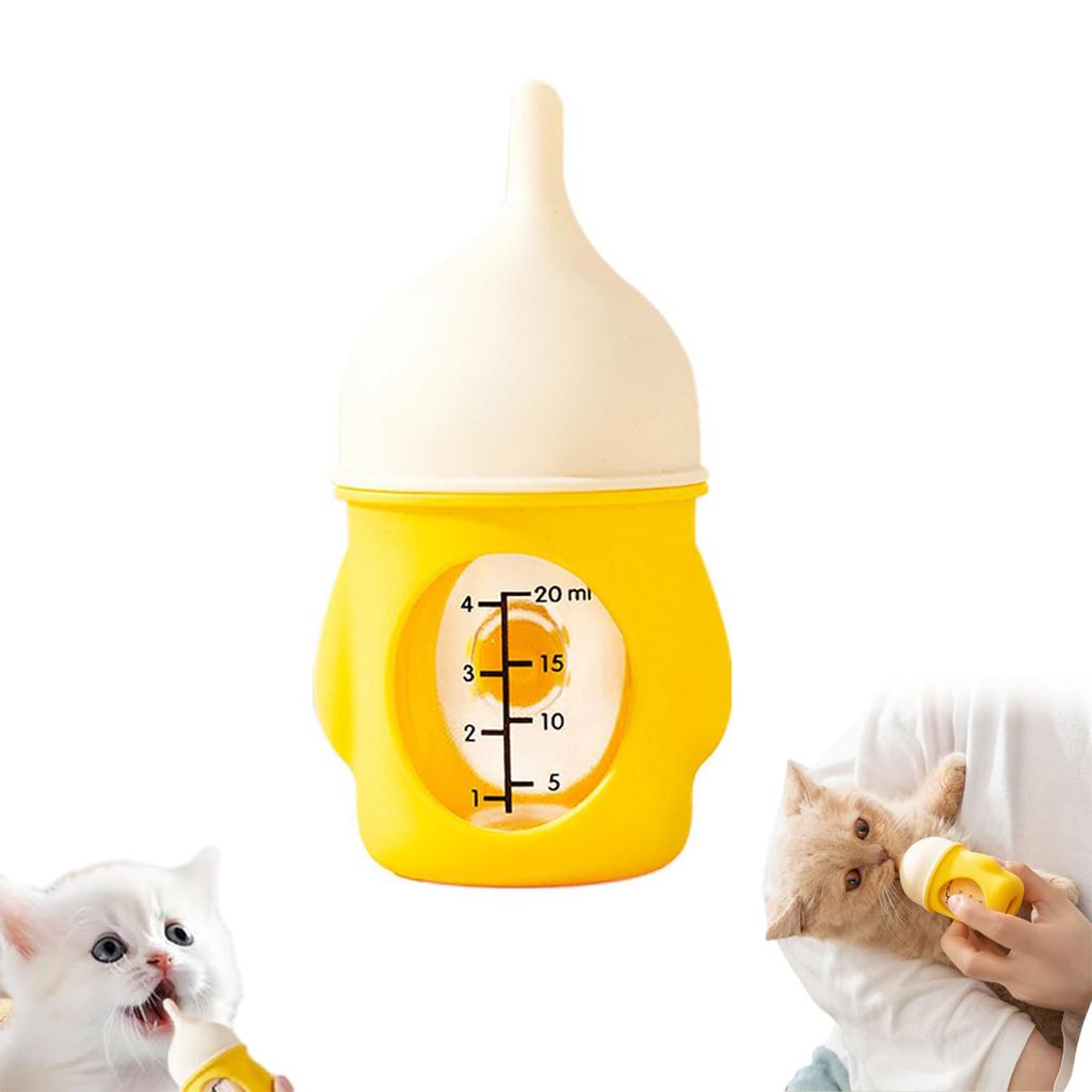 Pet Bottle Feeding Tool For Kittens, Nipple For Puppies, Choking Silicone Newborn Feeding Tool For, Water Feeding Tool