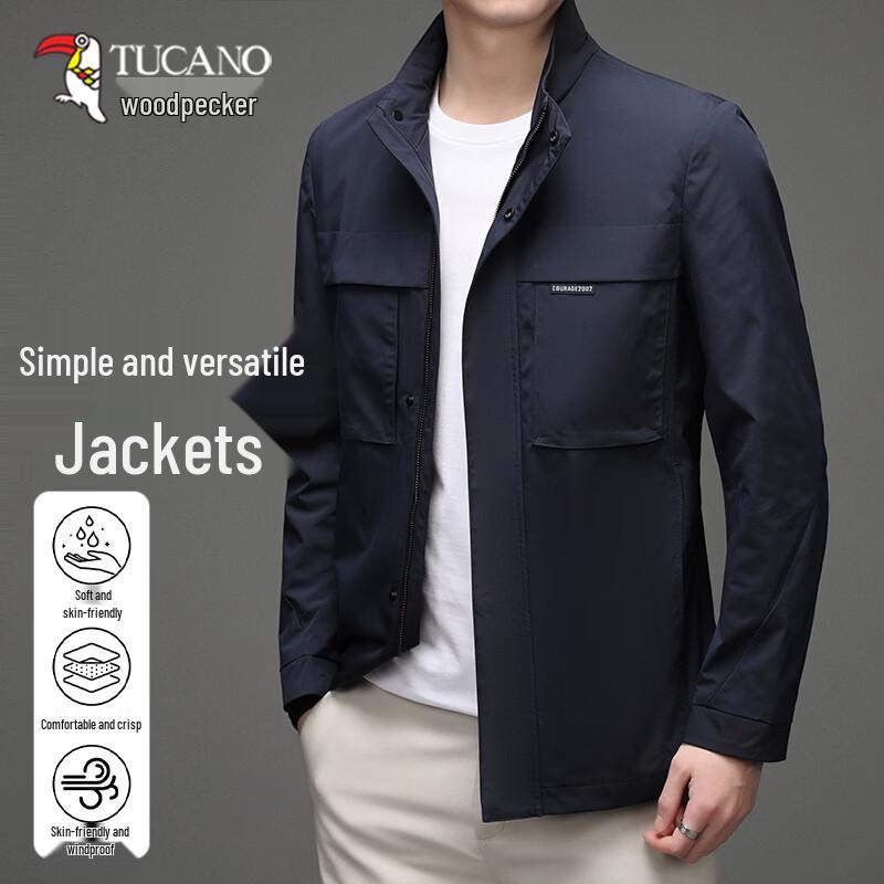 TUCANO Men's Stand-Collar Windproof Jacket