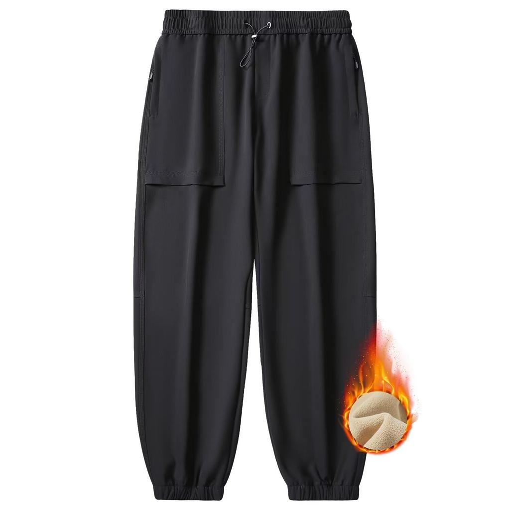 FLYGAGA Cargo Jogger Cold Weather Outdoor Long Trekking Available In 2 Styles Women's Pants, Pants, Fleece-Lined Trousers, Sweatpants, Pants,