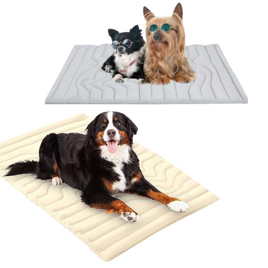 Dog Cooling Mat Summer Self Cooling Pet Sleeping Pad for Dogs Cats Washable Non-Slip Cool Blanket for Indoor Outdoor Use
