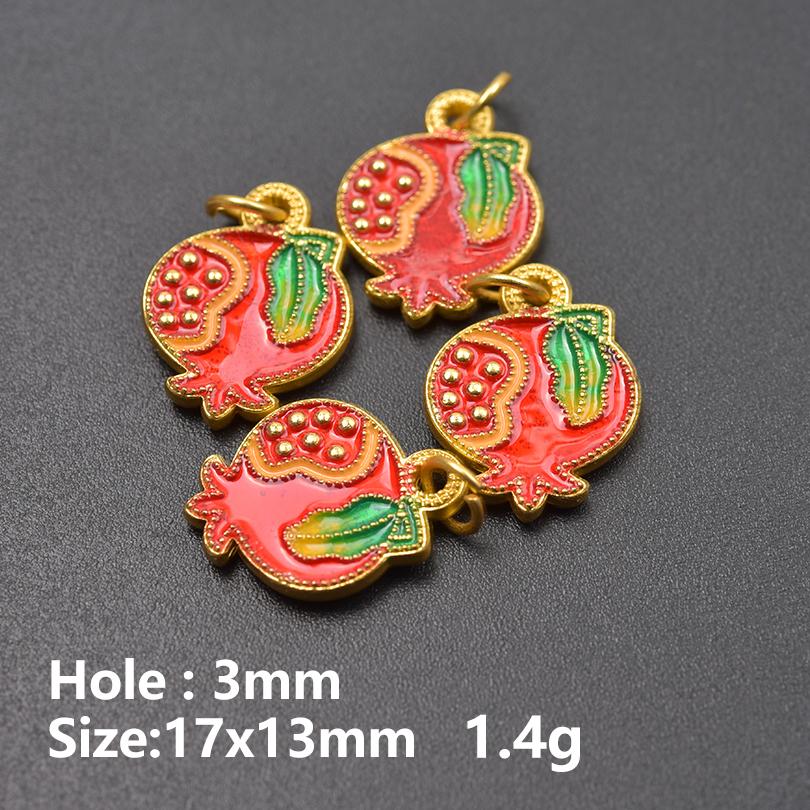 13pcs/Lot Mix Dessert Cake Ice Cream 3D Gold Color Enamel Charms For Jewelry Making Supplies Candy DIY Cute Pendant Accessories
