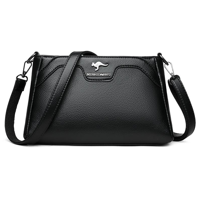 PU Middle-aged Mother Bag Women's Shoulder Crossbody Small Square Bag