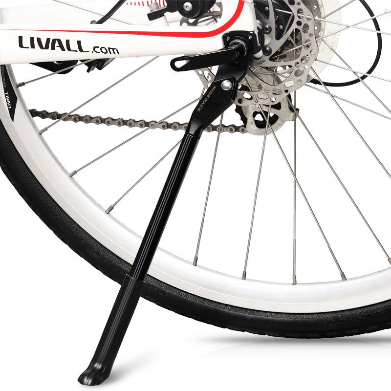 RIDERACE sykkelstativ Justerbar for MTB terrengsykkelstag Aluminiumslegering Side Bak Parkeringsstativ Veisykkel Stativ