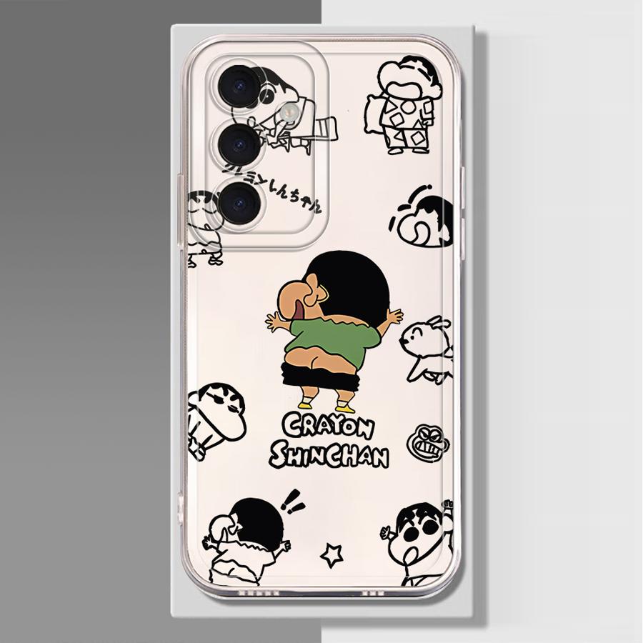 Cartoon Crayons Shinchan Phone Cover Case for Samsung Galaxy A52 A31 A54 A15 A14 A16 A26 A24 A33 A52 A36 A13 A56 A50 A34 A35 A25
